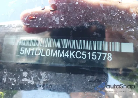 2019 Infiniti Qx60 Luxe z USA, uszkodzony, nr VIN 5N1DL0MM4KC515778